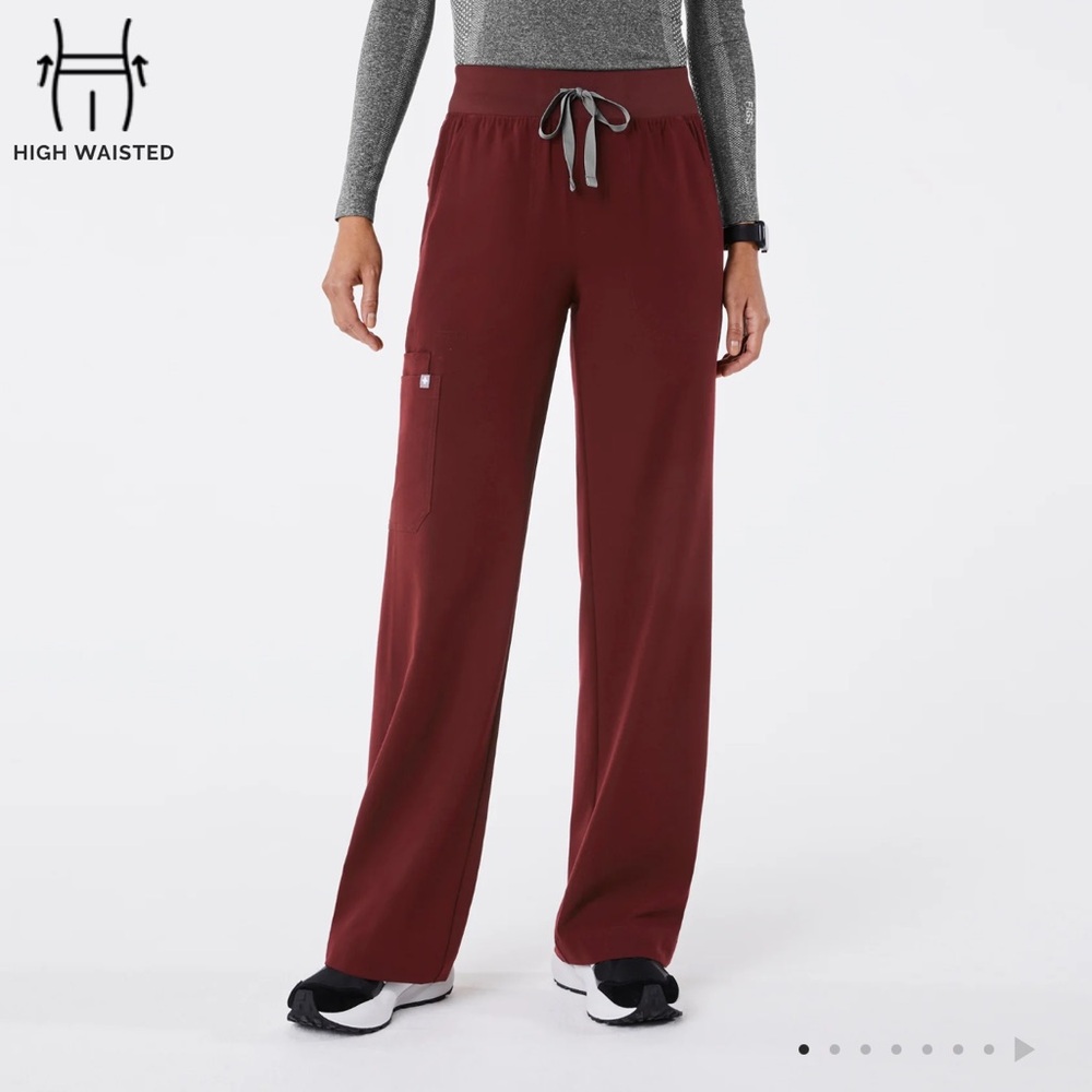 Figs Maroon Pants